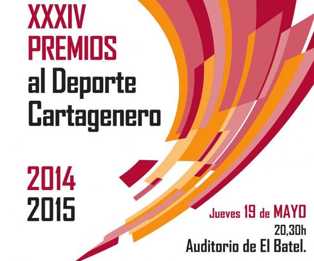 Los galardonados del deporte cartagenero 2014/15 recibirán su premio el próximo jueves en El Batel