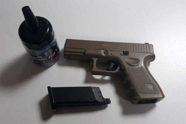 La Policía Local de Cartagena interviene un arma de aire comprimido a un menor