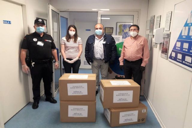La empresa Bunge Ibérica dona 2.000 mascarillas FPP2 al Parque de Seguridad