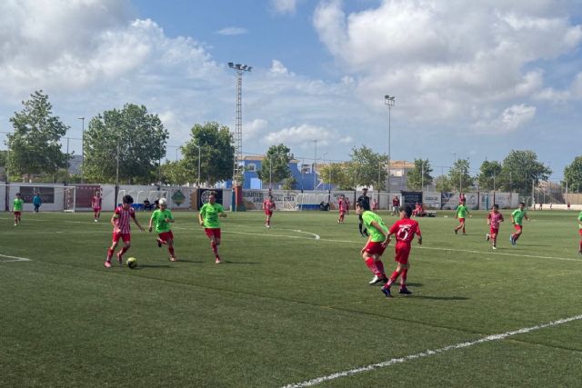 A.D. Franciscanos, A.D. Barrio Peral y E.F. Torre Pacheco avanzan hacia el título en fase 'oro' y 'plata' de alevines 'B'