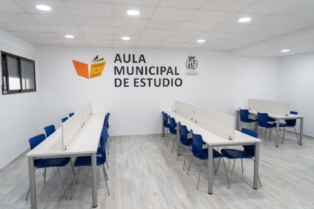 Pozo Estrecho cuenta con una nueva aula de estudio