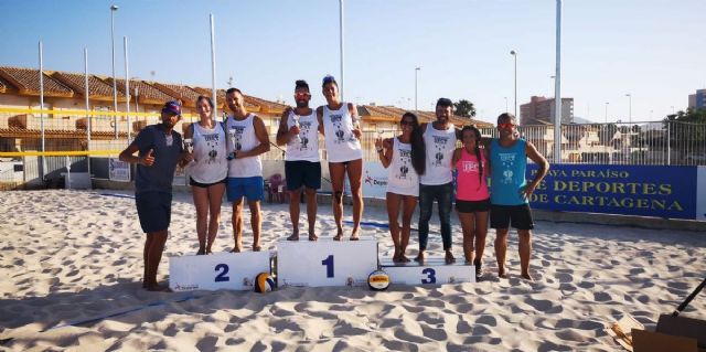 Playa Paraíso acoge la tercera y última prueba del Circuito de Voley Playa UPCT 2019