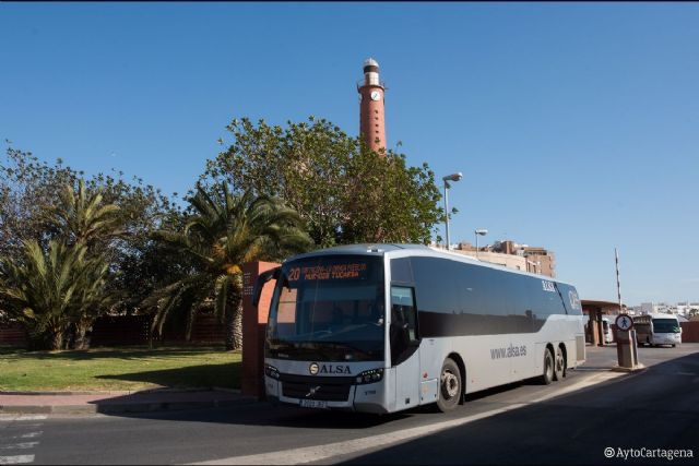 La nueva concesión del transporte del área metropolitana de Cartagena incluye una línea permanente entre el Mar Menor y La Manga