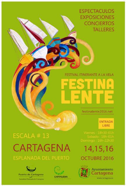 Un festival itinerante de veleros atraca en Cartagena este fin de semana