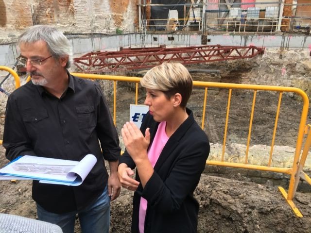 Cultura ordenará la inmediata protección de los restos del antiguo puerto de Carthago Nova hallados en la Casa Llagostera