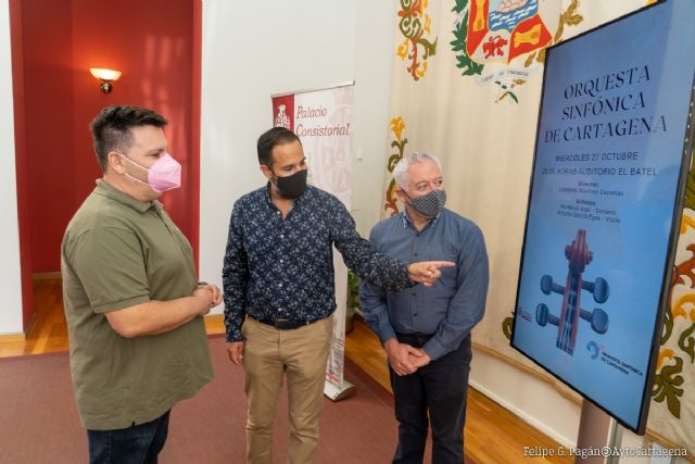 Los músicos Fernando Espí y Antonio García Egea protagonizan un nuevo concierto de la Orquesta Sinfónica de Cartagena