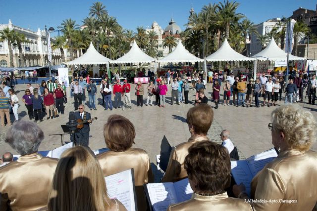 Los vecinos de la Barriada Virgen de la Caridad celebraron su IV Feria de Asociaciones