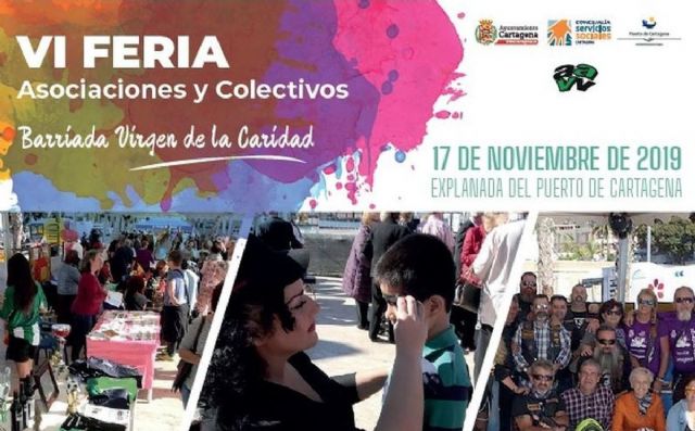 El Puerto de Cartagena acoge la VI Feria de Asociaciones y Colectivos de la Barriada Virgen de la Caridad