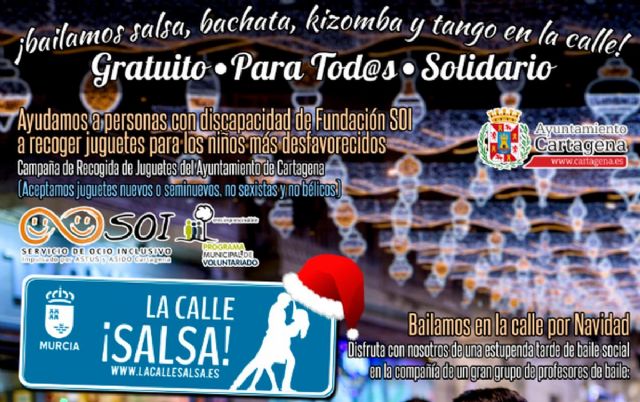 Bailes solidarios a beneficio de la campaña municipal ´Juguetea´