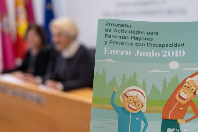 Servicios Sociales programa para este primer semestre talleres, cursos y actividades dirigidas a mayores y personas con discapacidad