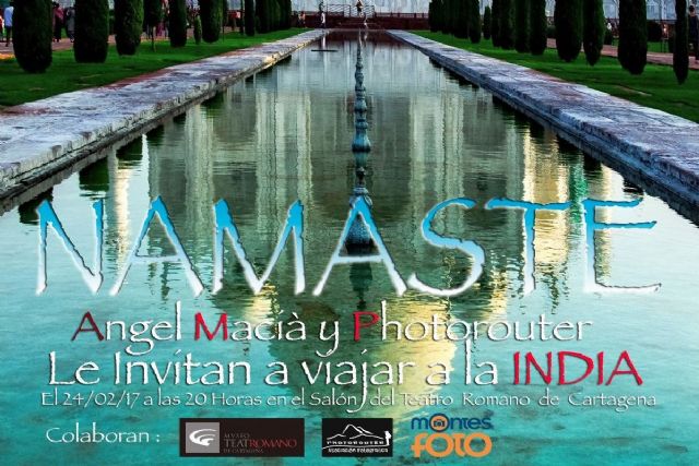 La Asociacion Fotografica Photorouter y Angel Macia presentan Namaste en el Museo del Teatro Romano