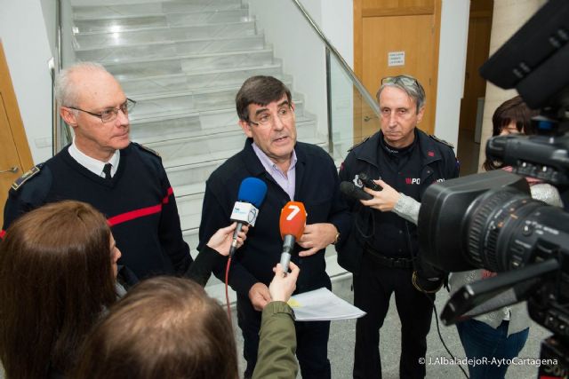 Los Bomberos de Cartagena realizaron 33 salidas durante el temporal