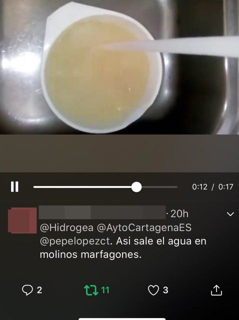 MC: Preocupación en la ciudadanía por la turbidez del agua en diversas zonas de Cartagena