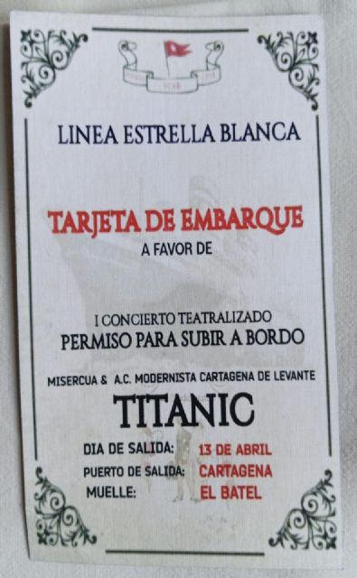 Los Modernistas embarcan en el `Titanic´
