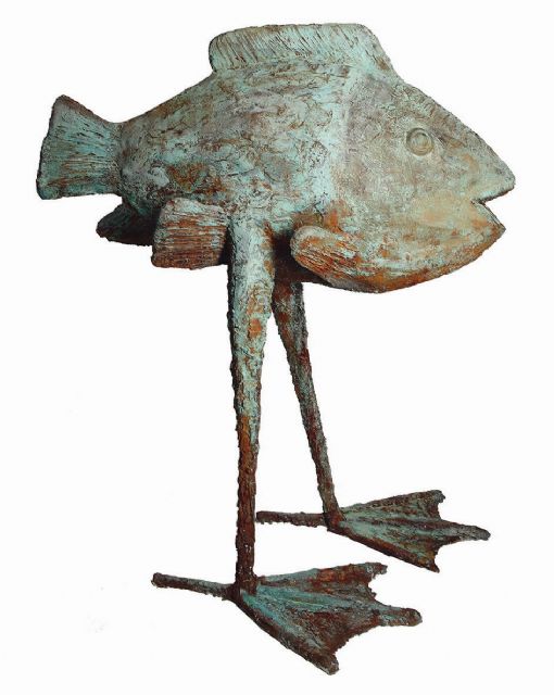 Como pez fuera del agua, el arte reciclado de Blas Miras en el  Palacio de Molina