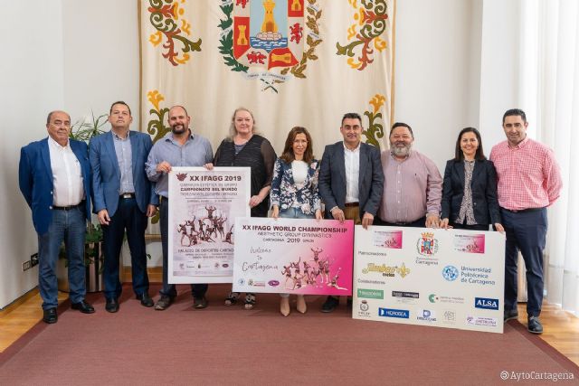 El Palacio de los Deportes de Cartagena acoge la XX edición del Campeonato del Mundo de Gimnasia Estética de Grupo