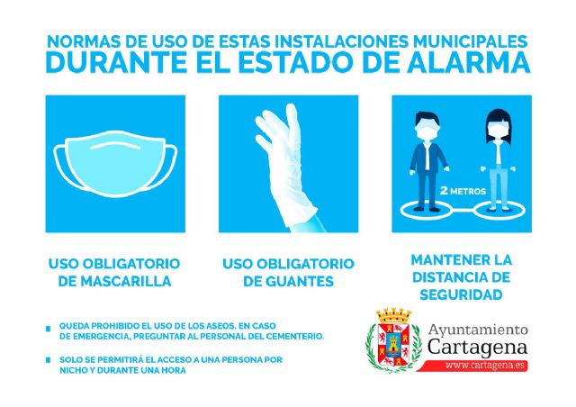 Los cementerios municipales abren sus puertas con estrictas normas sanitarias y de uso