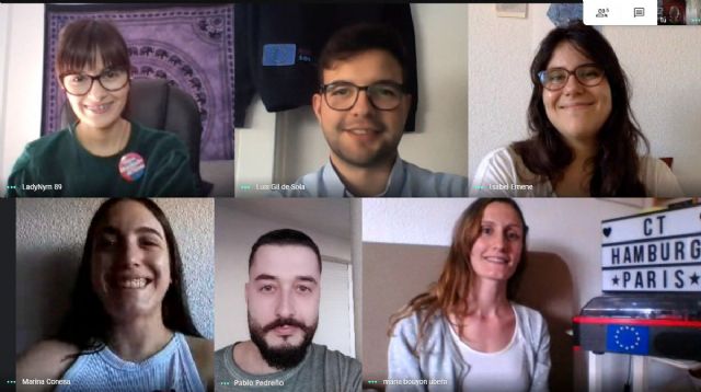 Jóvenes cartageneros realizan un proyecto solidario europeo durante el confinamiento