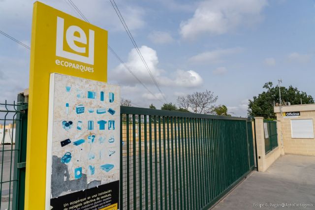 La recepción de escombros por los ecoparques de Cartagena se incrementa en un 66 por ciento en un año