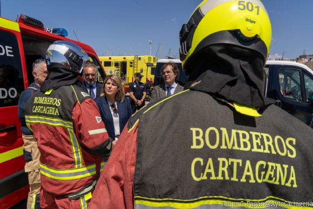 Cartagena, escenario de uno de los mayores simulacros de rescate en un puerto español