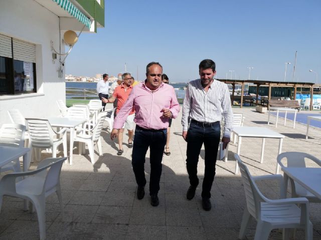 Las administraciones local y regional trabajan juntas en beneficio del Mar Menor