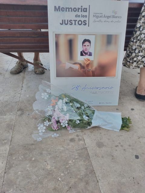 Concentración en Cartagena en memoria de Miguel Angel Blanco y las victimas del terrorismo