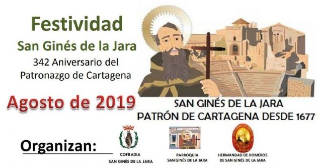 Todo listo para las fiestas en honor a San Ginés, patrón de Cartagena