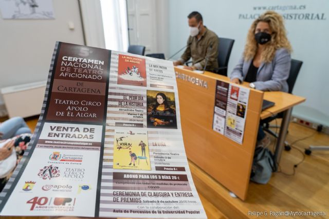 Tres compañías aspiran a hacerse con los premios del V Certamen Nacional de Teatro de Aficionado de Cartagena