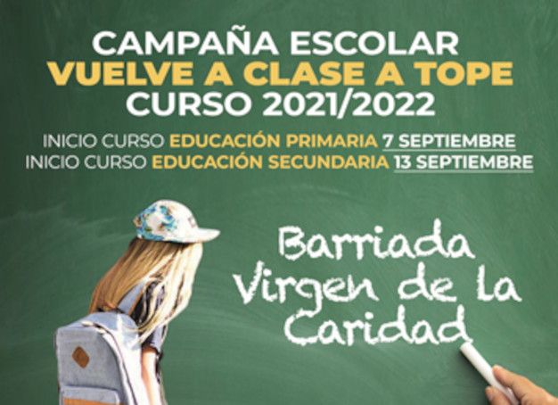 Los escolares de la Barriada Virgen de la Caridad vuelven a clase con las pilas cargadas