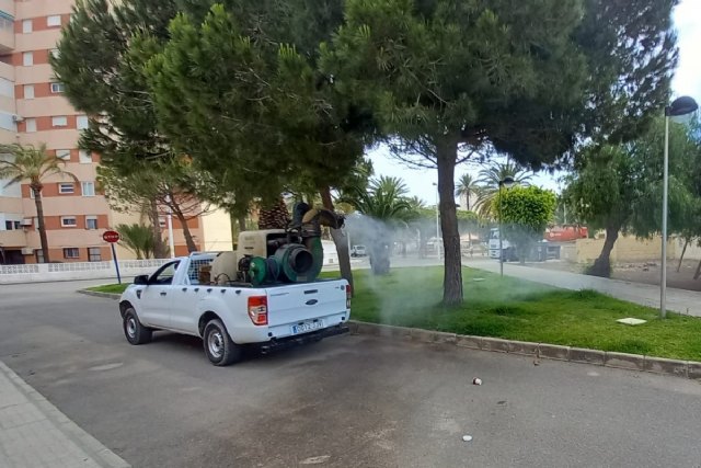 El Ayuntamiento refuerza las medidas de control de mosquitos tras la DANA que ha afectado al municipio de Cartagena
