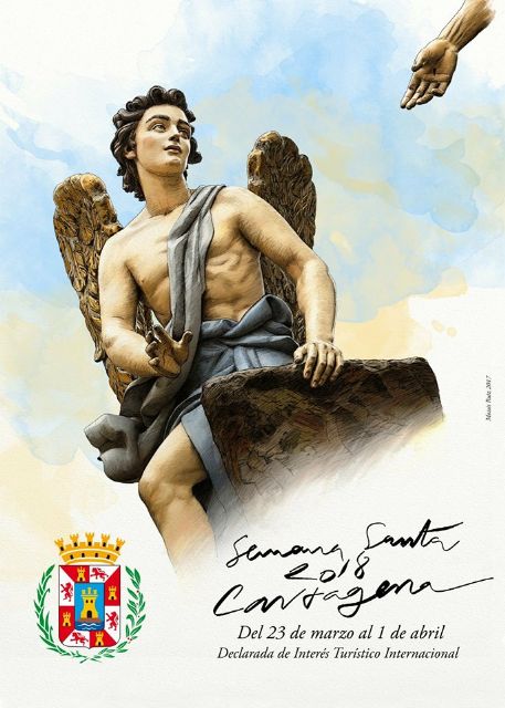 Un ángel, cartel de la Semana Santa 2018