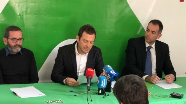 Rueda de prensa de presentación de VOX Cartagena