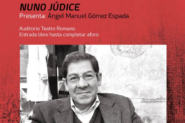 El poeta portugués Nuno Júdice, invitado internacional del festival de poesía Deslinde de Cartagena