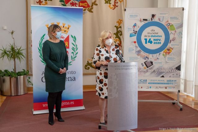 Ayuntamiento y SODICAR recuerdan la importancia del personal sanitario en el Día Mundial de la Diabetes