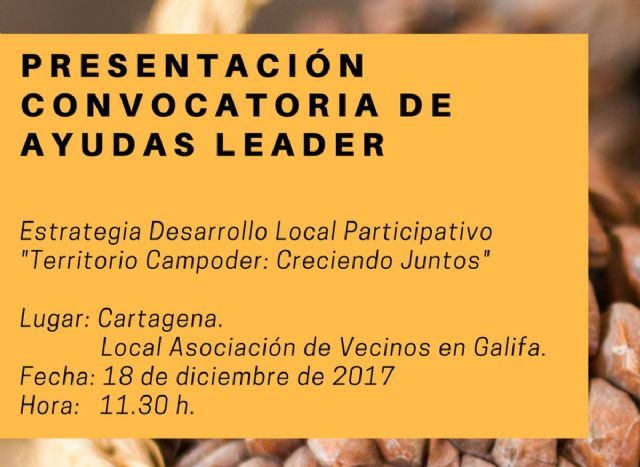 Campoder presenta una nueva convocatoria de Ayudas Leader