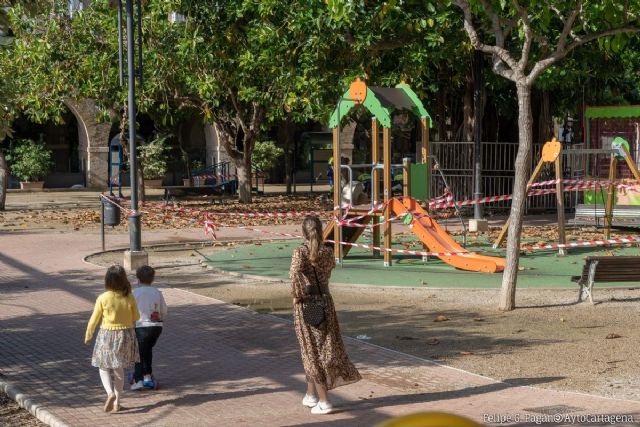Los parques infantiles del municipio de Cartagena vuelven este martes a la normalidad