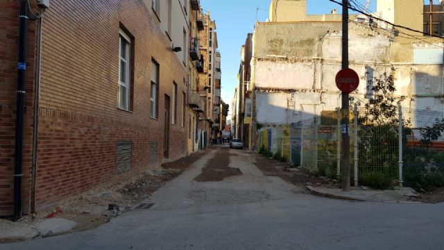 Ciudadanos denuncia que las obras de remodelación en el Casco Antiguo de Cartagena siguen paradas y amenaza con no negociar las cuentas de 2019