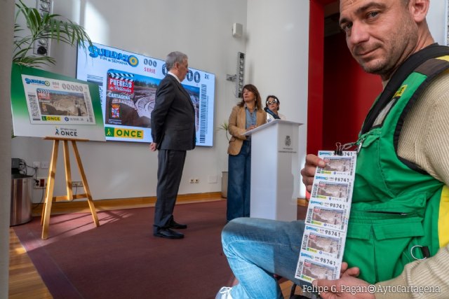Cartagena reparte la suerte con el cupón de la ONCE
