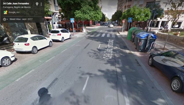 Cs Cartagena denuncia el riesgo para la seguridad vial en el puente del Barrio de la Concepción debido al pretil defectuoso