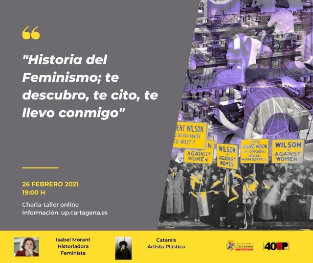 La Universidad Popular celebra el 8 de marzo con actividades online
