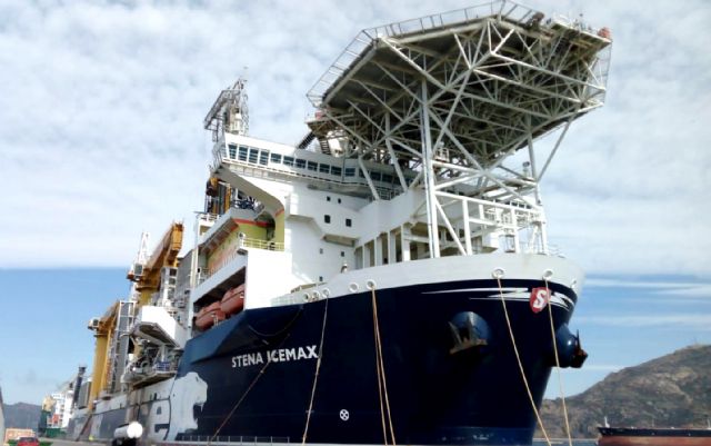 Hamilton y Cia. consigna la plataforma Stena Icemax en el Puerto de Cartagena
