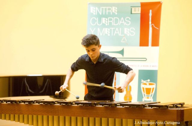 El alto nivel de los participantes protagonizó la final de Percusión del Entre Cuerdas y Metales