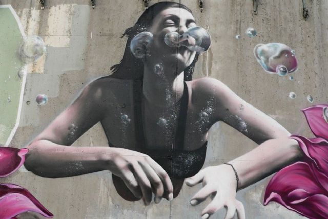 En marcha los murales monumentales del ´One Urban World´, una de las señas de identidad de Mucho Más Mayo