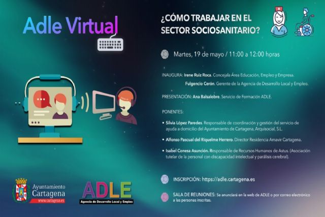 Abiertas las inscripciones para la sesión online de la ADLE sobre búsqueda de empleo en el sector sociosanitario