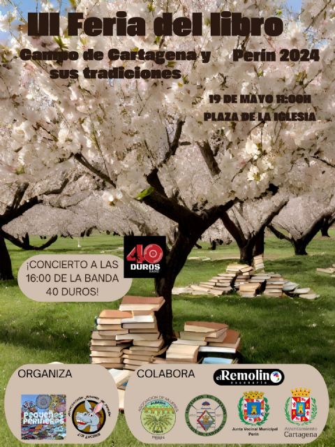 Perín dedicará su `III Feria del Libro´ a las tradiciones del campo de Cartagena