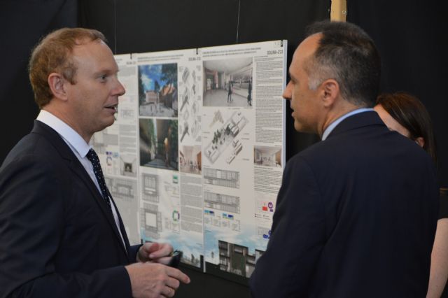 Expuestos los 58 diseños para la nueva Escuela de Arquitectura y Edificación