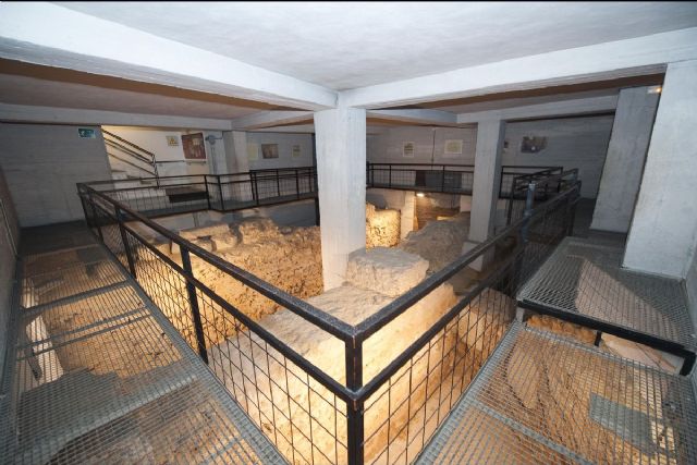 Ultimado el inicio de las obras de conservación de la cripta de la Muralla Bizantina