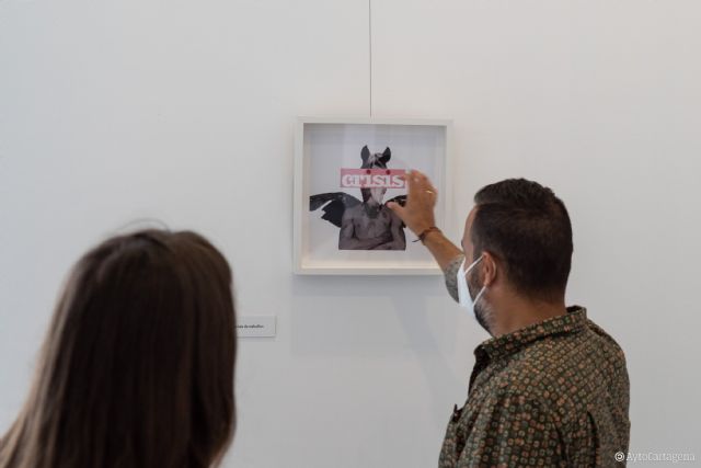 La Sala Subjetiva del Palacio Consistorial se llena de collages digitales de la artista cartagenera kbrevag