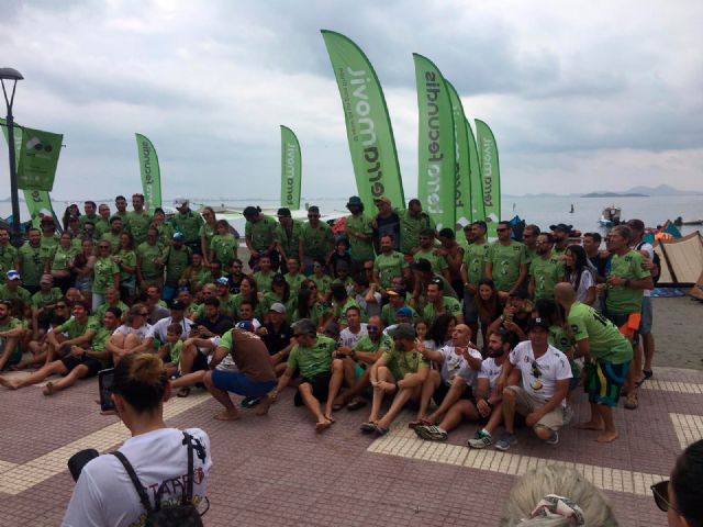 Alex Climent, Xantos Villegas y Carlos Puig, podio en el I Open Kitefoil FVRM Terramovil-Terra Fecundis