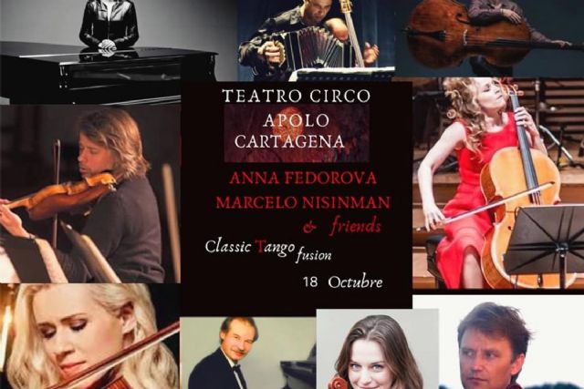 El espectáculo ´Aventango´ de la pianista Anna Fedorova llega al Teatro Circo Apolo de El Algar